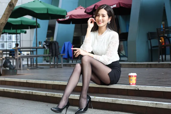 [Mzsock] NO.056 Zhang Jun OL uniform high heels beautiful legs outdoor shooting street photography#[103P]-98